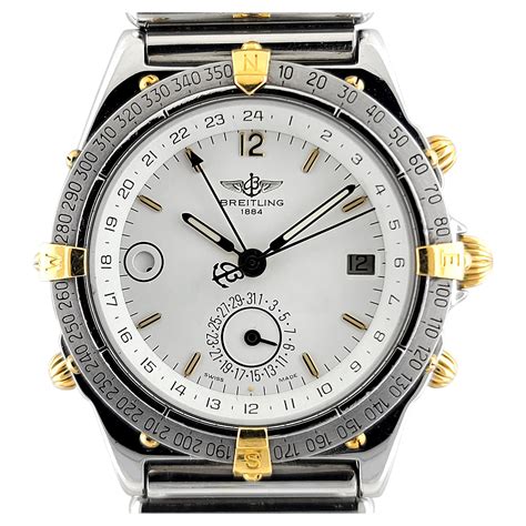 breitling roleauxglied stahl gold|Breitling Rouleaux Glied 18mm Link Steel Gold matt altes.